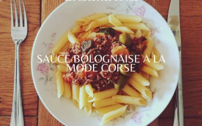 Sauce Bolognaise à la mode Corse